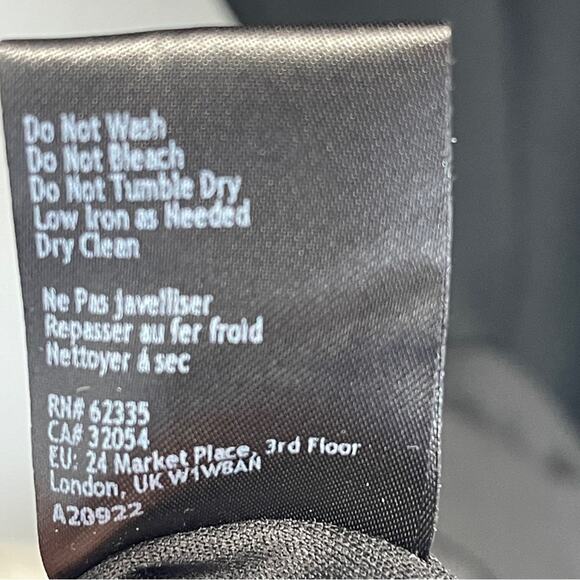 BHLDN V Neck Gown Black size US 2 - Picture 4 of 11